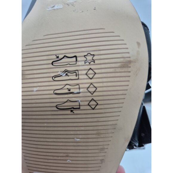 Michael Kors Women's Shoes Size 6 Darrington Kitten Heel Mules Black Leather (15 - Picture 12 of 14